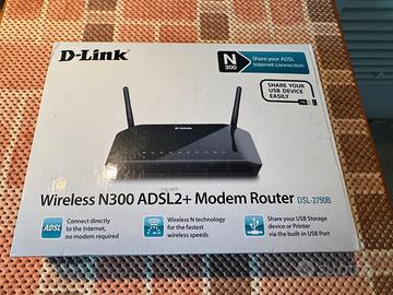 Modem router D-Link Wireless N300 ADSL2+