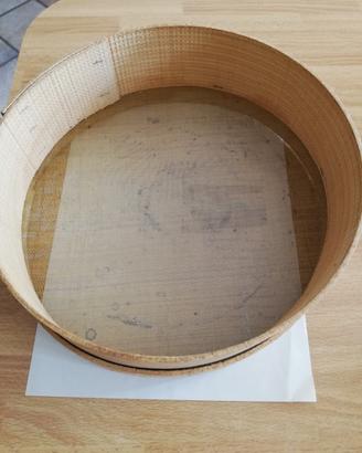 Setaccio per farine in legno rete in ottone