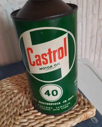 LATTINA VUOTA VINTAGE ORIGINALE OLIO CASTROL