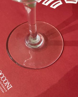 Bicchieri acqua e vino cristallo Baccarat