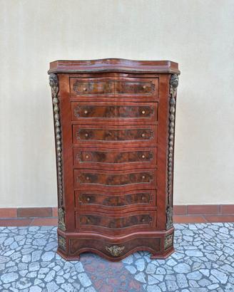 Mobile-Settimanale-Cassettiera-Settimino con fregi