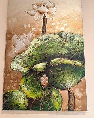 Quadro Moderno Materico su Tela