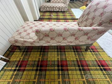Chaise longue floreale shabby chic 🌸