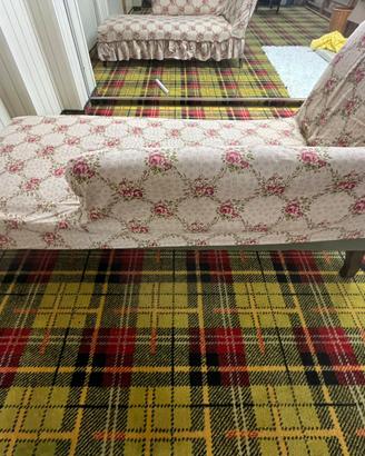 Chaise longue floreale shabby chic 🌸