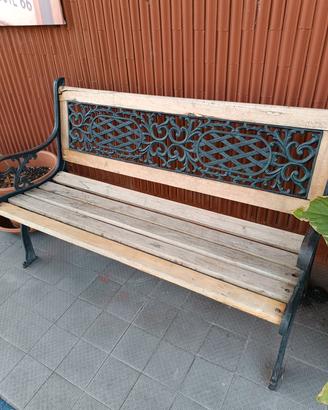 panchine in legno due
