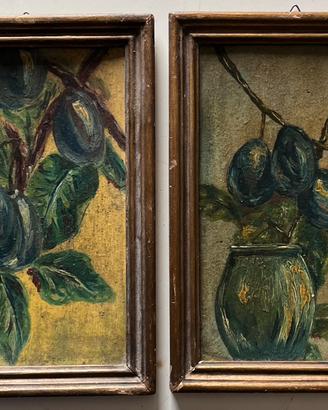 Firenze Cartacci Guido 1937 - coppia di quadri