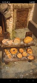 Banchetto del pane presepe/diorama 