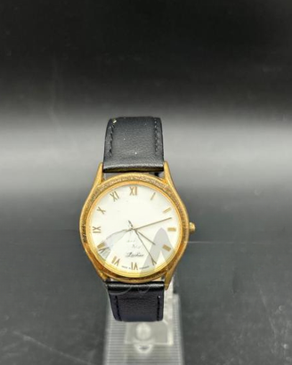 Orologio vintage Lacher con cinturino in pelle