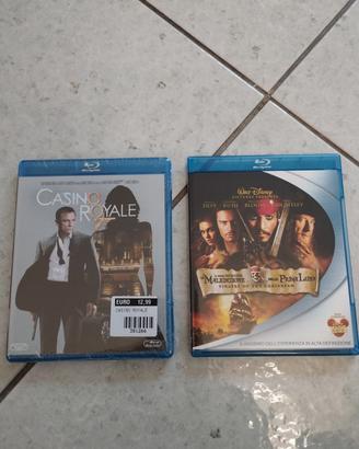 Blu ray Casino Royale e Pirati dei Caraibi