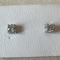 PAIO ORECCHINI ORO BIANCO 18kt. CON DIAMANTI