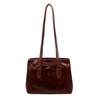 Borsa a spalla in vera pelle fiorentina