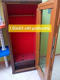 Portafucili: vetrina e legno blindato *Metalk* 