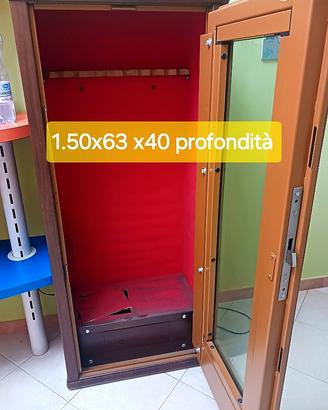Portafucili: vetrina e legno blindato *Metalk* 
