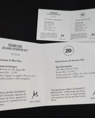 Cofanetto francia 20 anni starterkit euro
