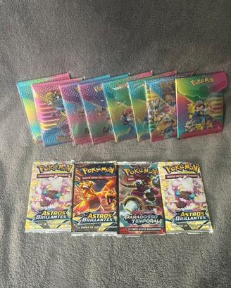 Lotto 12 bustine carte collezionabili sigillate