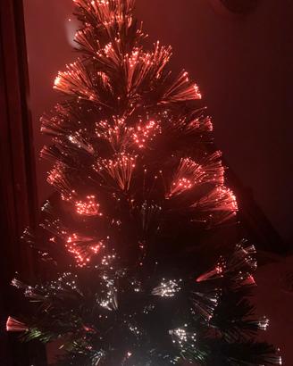 Albero di natale fibra ottica