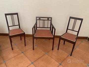 Salottino inglese Vintage  3 pezzi