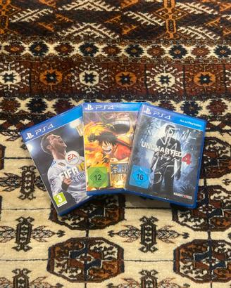 ps4 giochi mai usati