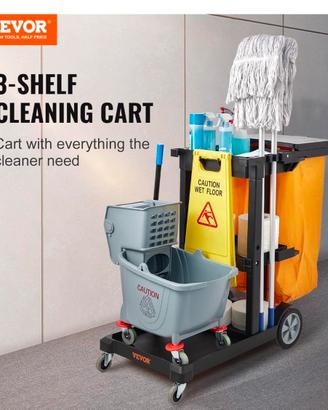 Carrello per Pulizia di Servizio