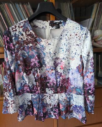 blusa H&M delicata fantasia