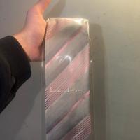 Cravatta loutiers rosa/grigio