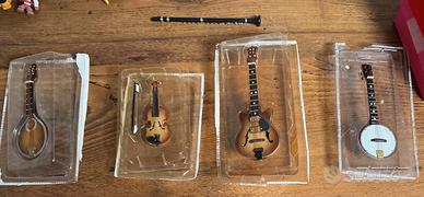 Mini strumenti musicali da collezione vintage lott