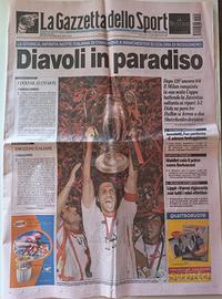 GAZZETTA DELLO SPORT MILAN CAMPIONE D’EUROPA 2003