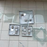 Applique da parete in vetro