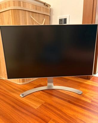 Monitor 24 pollici LG e webcam logitech