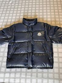 Piumino Moncler blu luccido - maniche staccabili