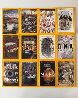 Riviste National Geographic in inglese Anno 2016