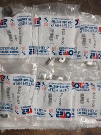 10 Kit di collari per tubi, con viti e tasselli