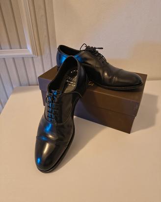 Doucal's Scarpe Oxford Cap Toe in pelle