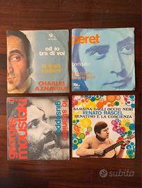 45 giri Anni 70 Set di quattro dischi in vinile