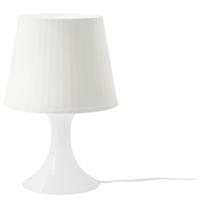 4 lampade bianche da tavolo ikea