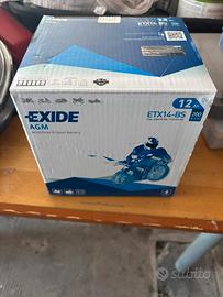 Batteria moto NUOVA Exide AGM ETX14-bs 200a 12ah