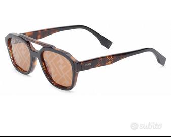 occhiali da sole Fendi Bilayer Havana