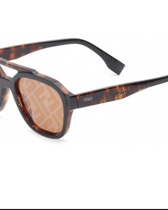 occhiali da sole Fendi Bilayer Havana
