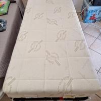 Rete letto singolo con materasso
