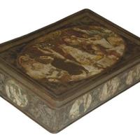 scatola latta biscotti dolci antica ALSA de NANCY