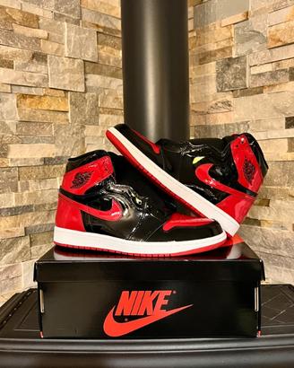 Jordan 1 Retro High OG Patent Bred 38