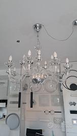 Lampadario sospensione 10 luci piu 5 intenso