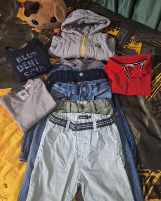 Set vestiti bambino 18-24 mesi(9 pezzi)