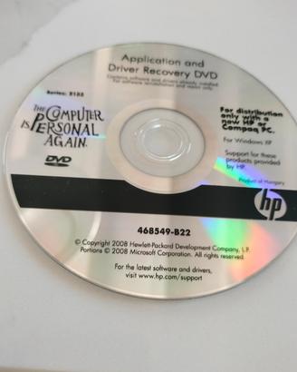 DVD application and driver recovery