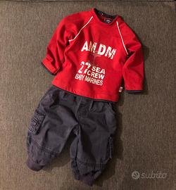 Completino bambino 6/9 mesi-Armata di mare