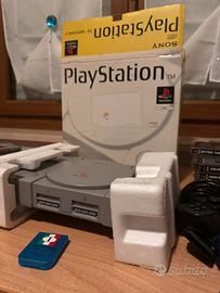 Ps1 scph 5502 con box + 30 giochi usati
