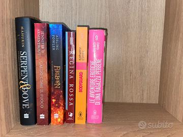 6 libri romance/fantasy – Regina Rossa, Serpent&Do
