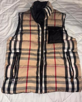 SMANICATO BURBERRY GILET GIACCA JACKET CHALECO
