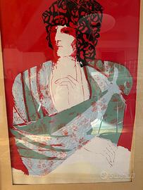 Quadro serigrafia Colusso 1977