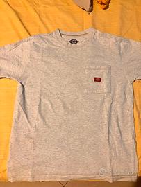 T-shirt Dickies grigia con taschino